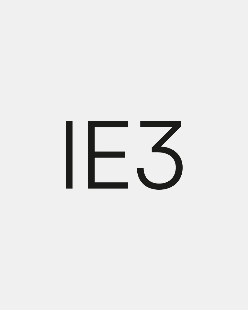 IE3 のロゴビジュアル